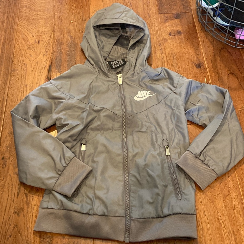 Gray Nike Lightweight Jacket